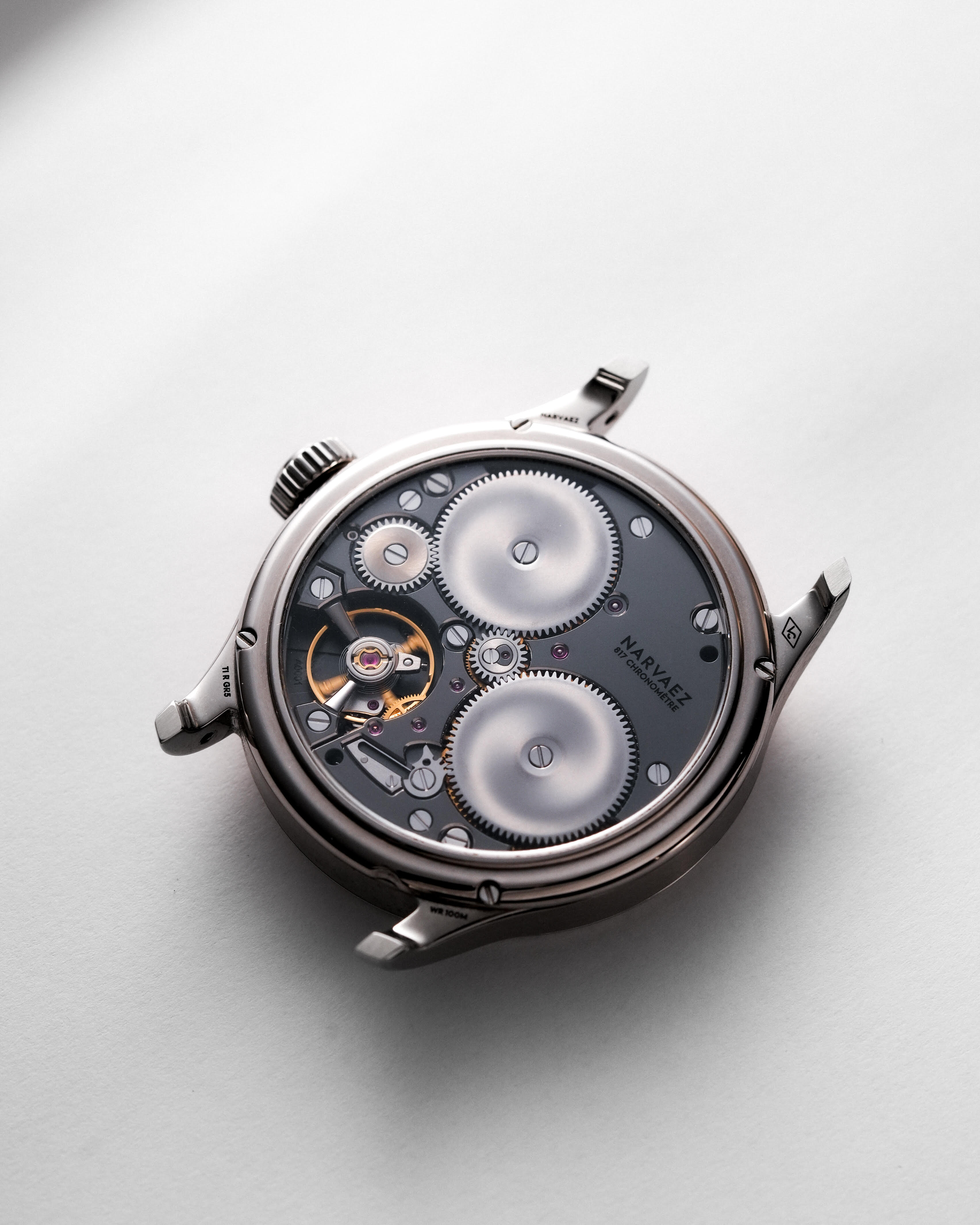 NARVAEZ 817 Chronomètre — Caliber 817-1 movement with grade 5 titanium and Titalyt treatment